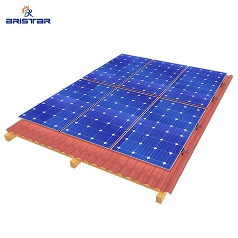 Solcellepanel monteringsstruktur leire takbrakett