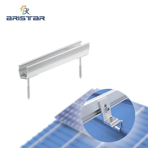 Solar Panel racking System Kort skinnebrakett